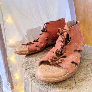 Real Leather Boho Sandals